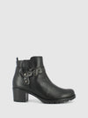 Black Zip Up Ankle Boots